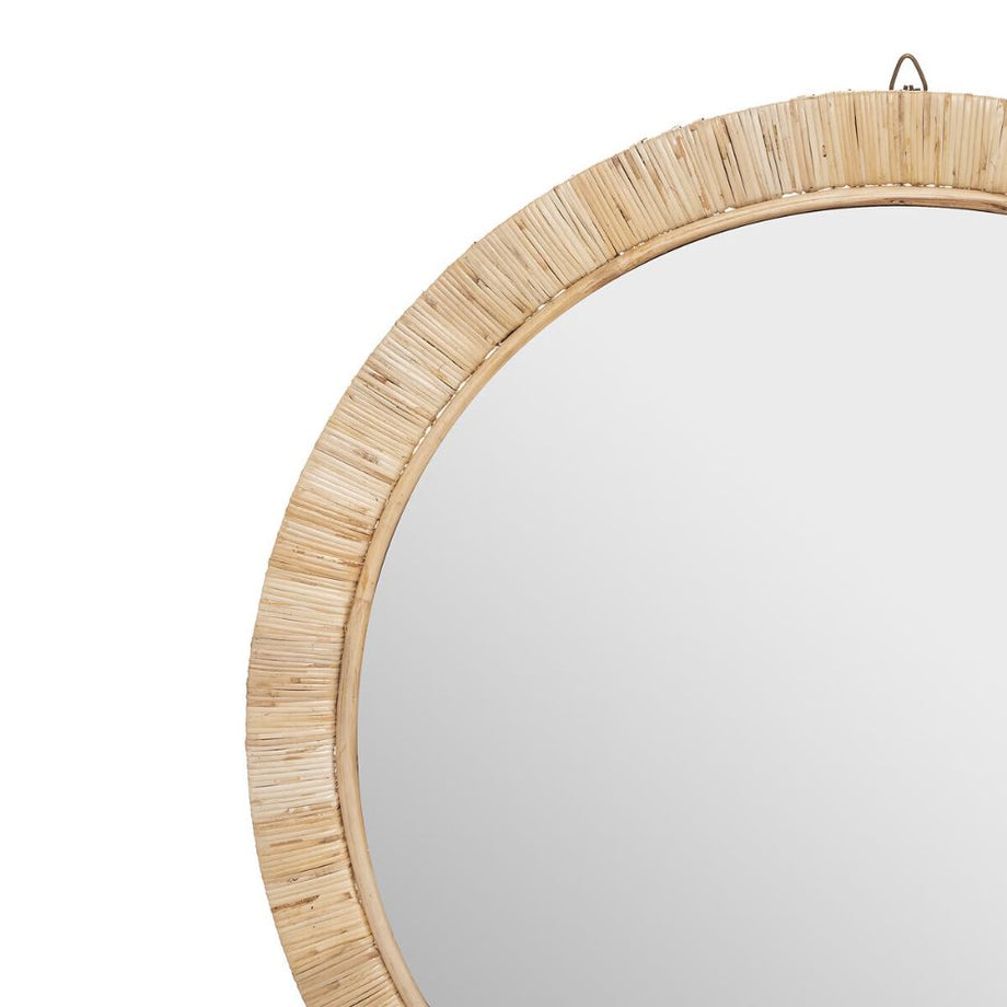 Espejo de ratán Melany Diametro 60cm – EspacioHK